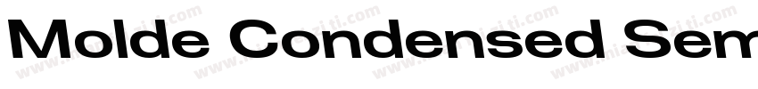 Molde Condensed Semibold Reverse字体转换
